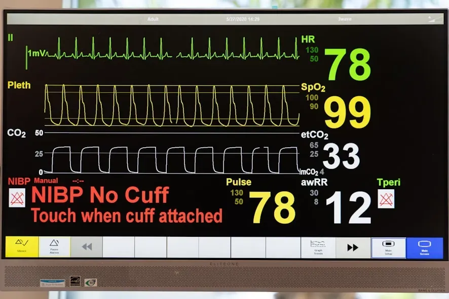 Monitor multiparametrico per uso medicale